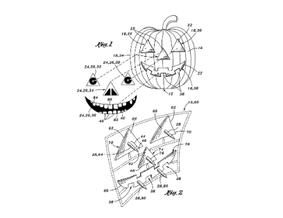 Pumpkin Decorating Device Patent