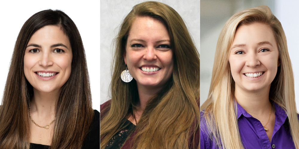 Francesca Cruz, Erin Barry, and Natalie Dickson