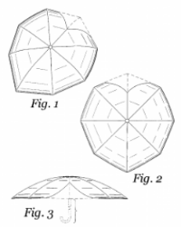 Heart-shaped umbrella